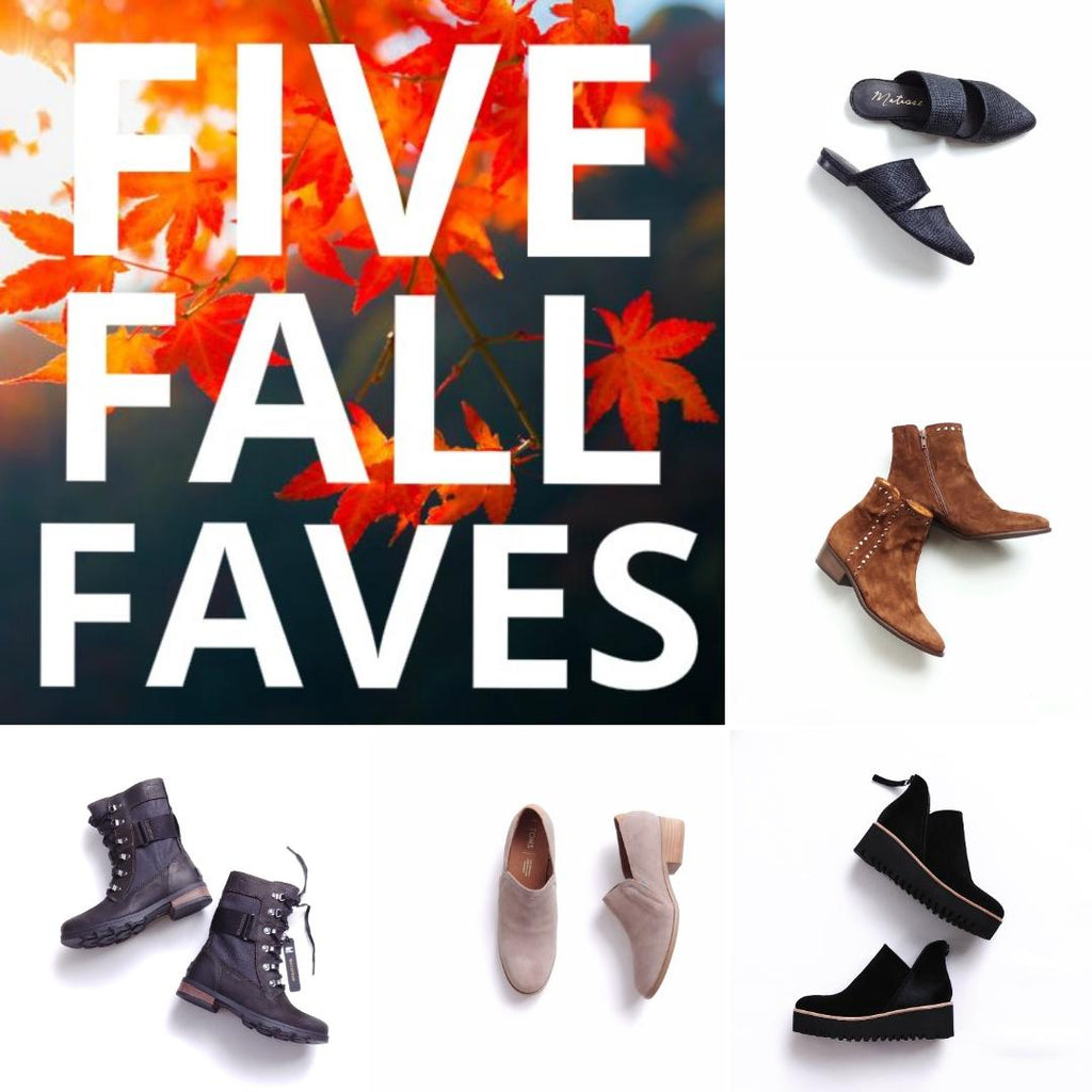 WHAT MAKES THESE OUR  FIVE FALL FAVES?